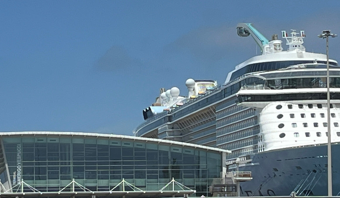 Civitavecchia port pier